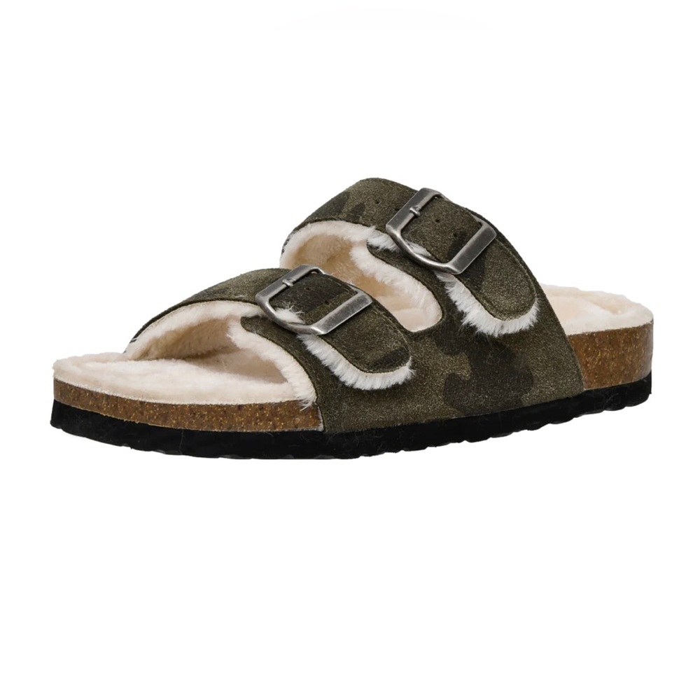 🔥🆕🔥Camo color Cozy Cork Footbed Sandals - size 8.5